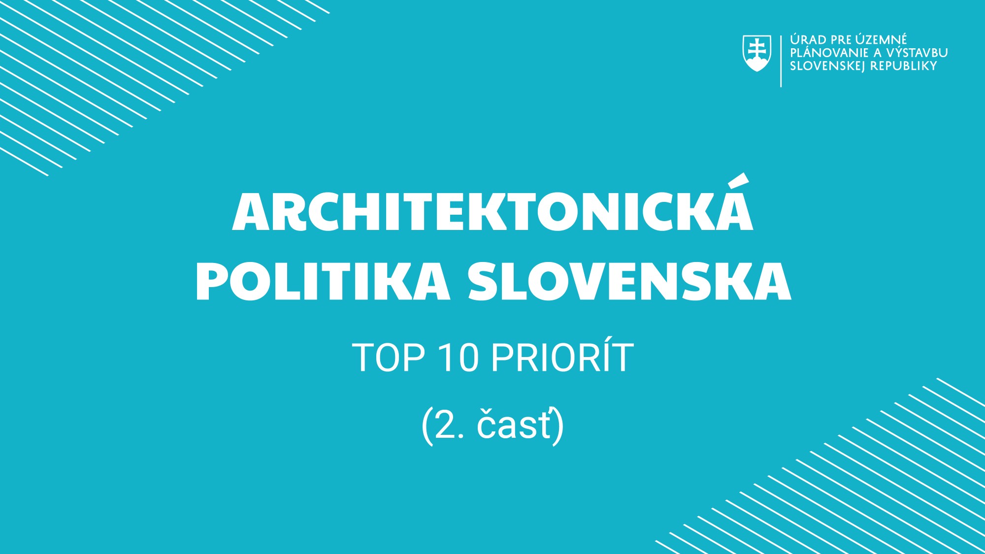 VIDEO: Architektonická politika Slovenska - digitalizácia v architektúre a problematika bývania (2. časť)