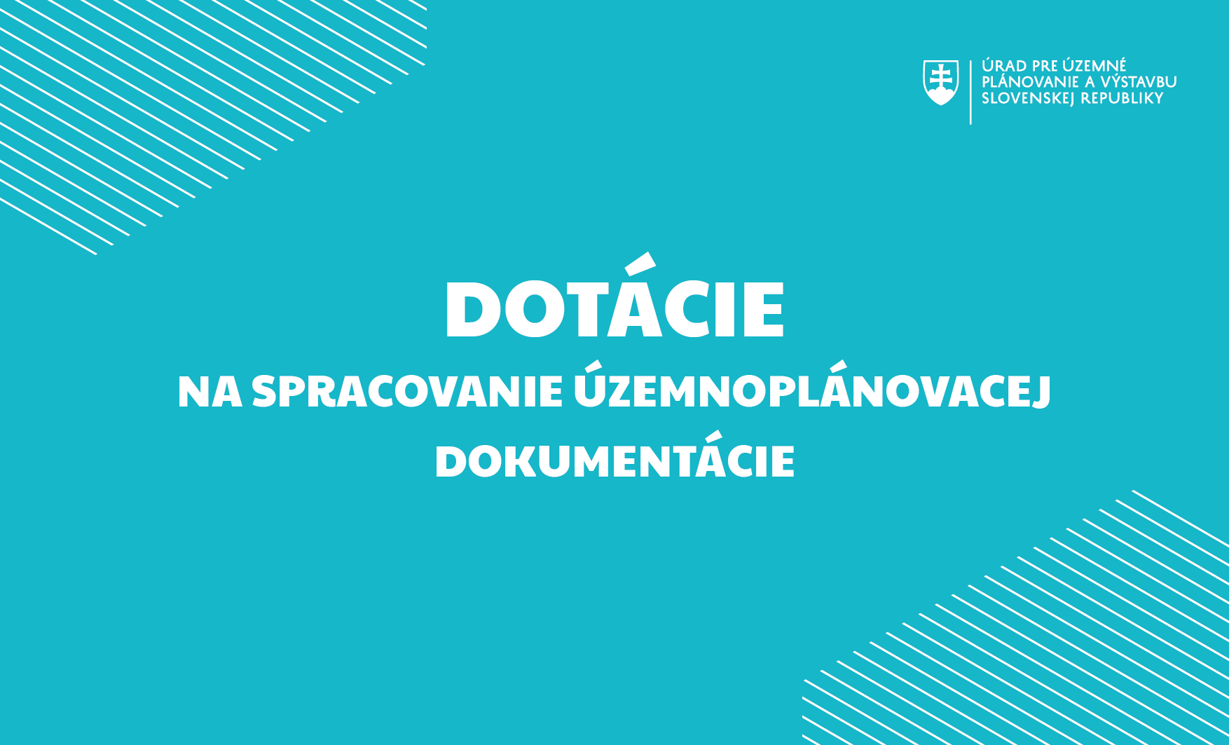 Úrad pre územné plánovanie a výstavbu SR poskytne dotácie na územné plány až 95% žiadateľov